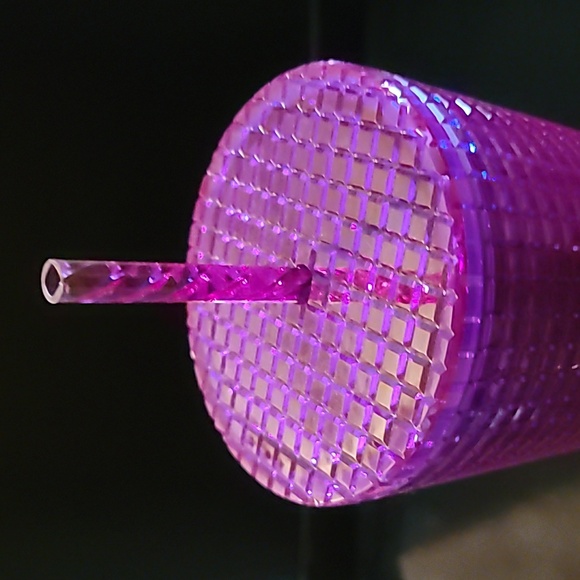 Starbucks Summer Iridescent Deep Magenta Grid Venti Tumbler 2024 Edition - Picture 10 of 10